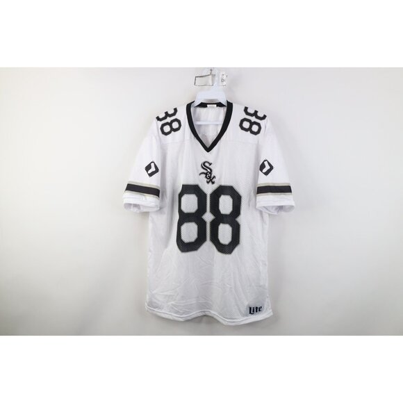 SGA Miller Lite Beer Mens Medium Chicago White Sox Baseball Football Jersey #88